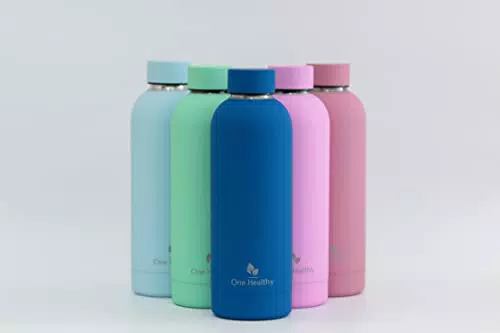 One Healthy Borraccia Termica Acciaio Inox, Borraccia Termica 500ml. Borraccia Termica BPA FREE