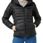 Only Short Quilted Jacket Giacca, Nero