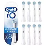 Oral-B iO Testine Di Ricambio Ultimate, Confezione Da 8 Pezzi