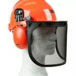 Oregon Yukon Casco di Sicurezza con Cuffie Antirumore e Visiera in Rete