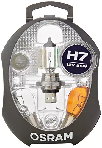 OSRAM ORIGINAL MINIBOX, set lampade di ricambio, proiettori alogeni per auto H7