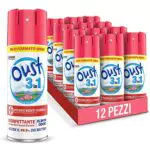 Oust 3 in 1 Spray Elimina Odori Disinfettante per Tessuti d'Arredo e Superfici