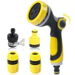Palwin Pistola per Irrigazione, Acqua a Spruzzo con 10 Modalità Regolabili