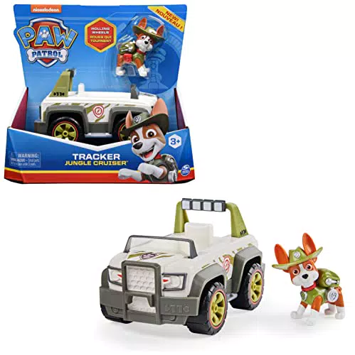 Jungle Cruiser Paw Patrol di Tracker, Veicolo e Personaggio