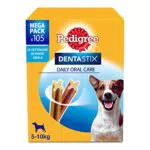 Pedigree Dentastix Snack per la Igiene Orale, 110 g 105 Pezzi - 15 Confezioni da 7 pezzi
