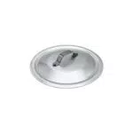 Pentole Agnelli Alluminio Coperchio Rotondo Pesante con Ponticello
