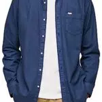 Pepe Jeans Fabio, Camicia Uomo, Blu ,XS