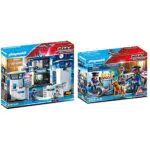 Playmobil Prigione e Stazione di Polizia, Figurine, Colore Multicolore