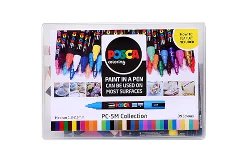 Posca 153544869 Set Marcatore a Tempera a Base d'Acqua