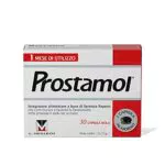 Prostamol - Integratore Alimentare a Base Di Serenoa Repens Che Contribuisce A Favorire La Funzionalità Della Prostata e Delle Vie Urinarie. 30 Capsule Molli Da 505 mg