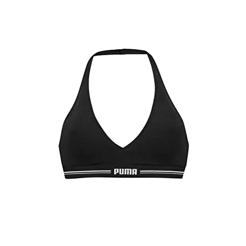 PUMA Padded Top Donna, Reggiseno sportivo, Nero, M