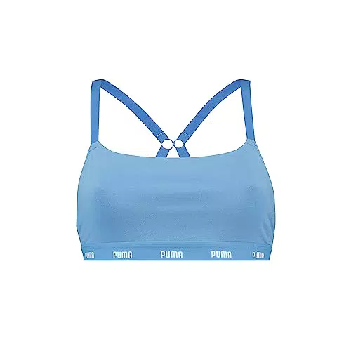 PUMA SHORT TOP, Reggiseno, Donna, Blu, XS