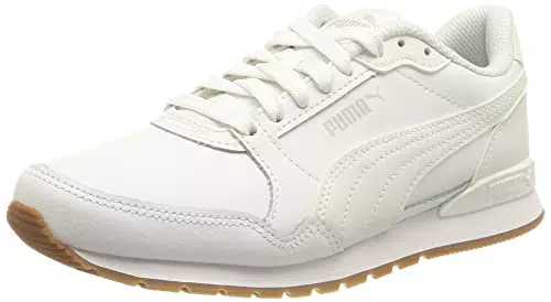 PUMA St Runner V3 L, Sneaker, Unisex - Adulto, White/White/Gum