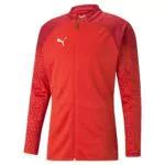 PUMA Teamcup-Giacca da Allenamento, Maglia Uomo, Rosso