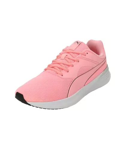 PUMA Trasporto, Scarpe da Running Unisex - Adulto, Koral Ice Puma Nero Puma Bianca
