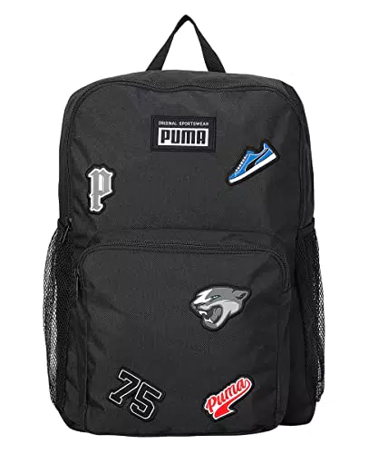PUMA Zaino Patch, Unisex-Adulto, Black, Taglia Unica