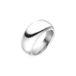 Purelei Kumu O - Anello da donna, in acciaio inox, resistente all'acqua