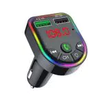 QUMOX F5 Auto Bluetooth 5.0 Lettore MP3 Trasmettitore FM Vivavoce Ricevitore Audio Dual USB Caricatore rapido Supporta TF Card/U Disk