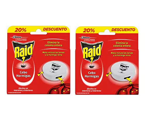 Raid Esche - Trappole antoformiche - Elimina la colonia di formiche intere