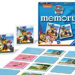 Ravensburger Paw Patrol Mini Memory Game - Matching Picture Snap Pairs Game For Kids Age 3 Years and Up