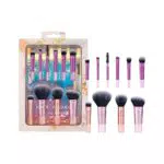 Real Technique - Mini kit di pennelli da viaggio, con mini pennelli da trucco
