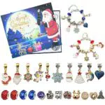Regalo Bambina 6-12 Anni Braccialetti Ragazza Calendario Avvento Natale 2023 Kit Braccialetti Fai Da Te Bambina Regali Bambina