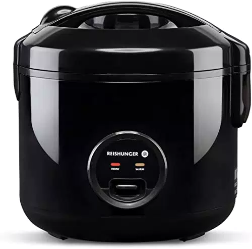 Reishunger Cuociriso Elettrico e Vaporiera con Funzione di Mantenimento del Caldo