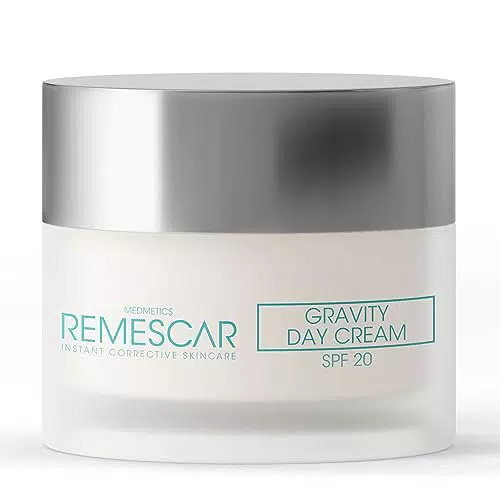 Remescar Crema Giorno Gravity SPF 20 50ml - Azione Antirughe e Anti-Età Riduce i Segni Visibili dell'Invecchiamento - Aumenta Collagene ed Elastina per una Pelle più Giovane