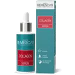 Remescar Siero Viso al Collagene Idrolizzato 30ml - Antirughe con Acido Ialuronico - Idratante