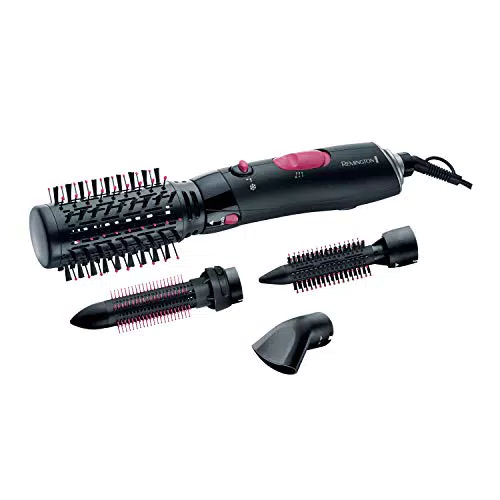 Remington Spazzola ad Aria, Styler ad Aria Calda, 4 accessori