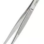 REMOS Pinzetta in acciaio inossidabile con punta inclinata - 8 cm