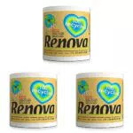 RENOVA rotoli da cucina rotolo da cucina Renovagreen Bianco Bio 1 : 10  1 gigarollo da cucina