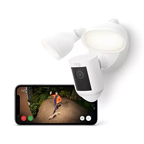 Ring Floodlight Cam Wired Pro di Amazon, Video in HDR a 1080p