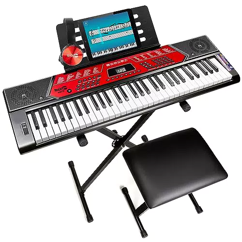 RockJam Kit pianoforte tastiera RockJam a 61 tasti con Pitch Bend
