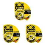 Scotch 3M Nastro Biadesivo con Dispenser in Chiocciola