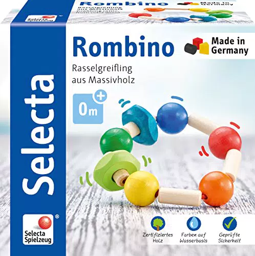 Selecta - Giocattolo da afferrare “Rombino” in legno