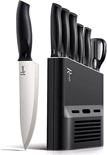 Set Coltelli da Cucina Professionali con Blocco Coltelli