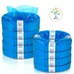Set di 9 Ricarica Mangiapannolini, Sacchetti Mangiapannolini Compatibile con la Maggior Parte Delle Ricariche per Contenere 2500 Pannolini