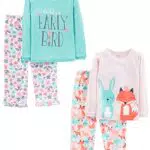 Simple Joys by Carter's Set Pigiama, 4 Pezzi Bambina