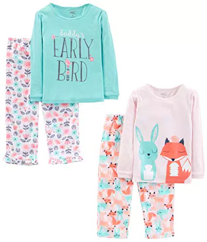 Simple Joys by Carter's Set Pigiama, 4 Pezzi Bambina