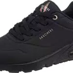 Skechers Uno- Golden Air, Sneakers Donna, Nero Shadow Black Gold