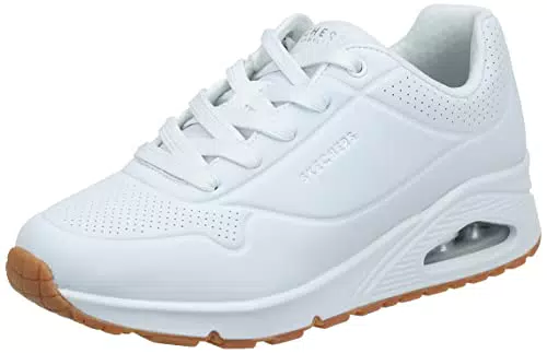 Skechers Uno- Stand On Air, Scarpe da Ginnastica Donna, bianco, 37