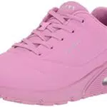 Skechers Uno Stand On Air, Sneaker Donna, Pink Durabuck/Mesh