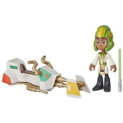 Star Wars Hasbro, Action Figure di Kai Brightstar e Speeder Bike