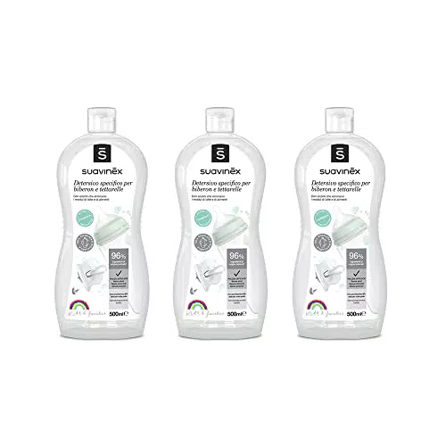 Suavinex Multipack Detergente per Biberon e Tettarelle senza Profumo o Residui