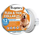 Sugelary Collare Antipulci Cane, Collare Antiparassitario per Cani Regolabile