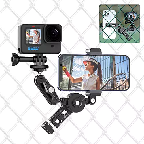 Supporto per recinzione per cellulare Gopro ULANZI CM010 Action Camera Recinzione Morsetto con supporto per cellulare Gopro Hero 11 10 9 8 7 6 5 /DJI Action /insta360 Smartphone