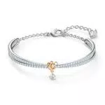 Swarovski Bracciale rigido Lifelong Heart, Cuore, Bianco