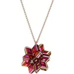 Swarovski Pendente Curiosa, Cristalli geometrici, Rosa