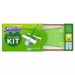 Swiffer Catturapolvere e Lavapavimenti, 1 Scopa e 16 Panni Microfibra Dry e 8 Panni Wet